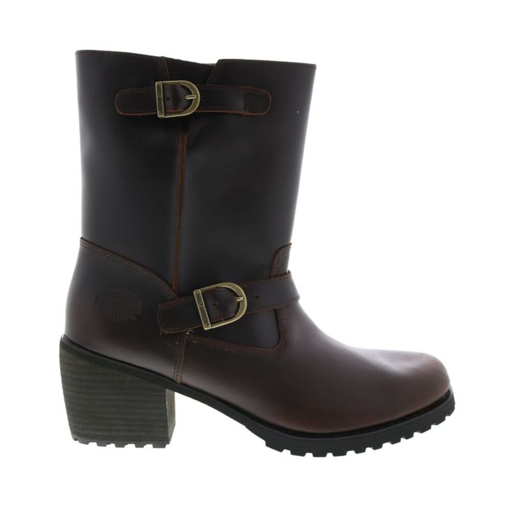 Harley-Davidson Womens Lalanne Engineer Brown Boots (NWT)
